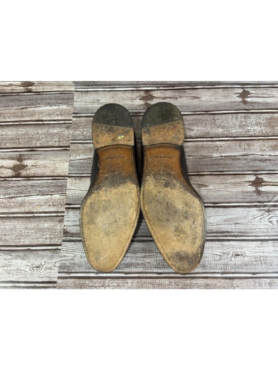John Varvatos Collection Venetian Leather Loafers sz 9.5 c: Black Handmade Italy main image 8
